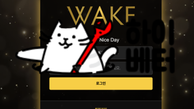 웨이크 먹튀